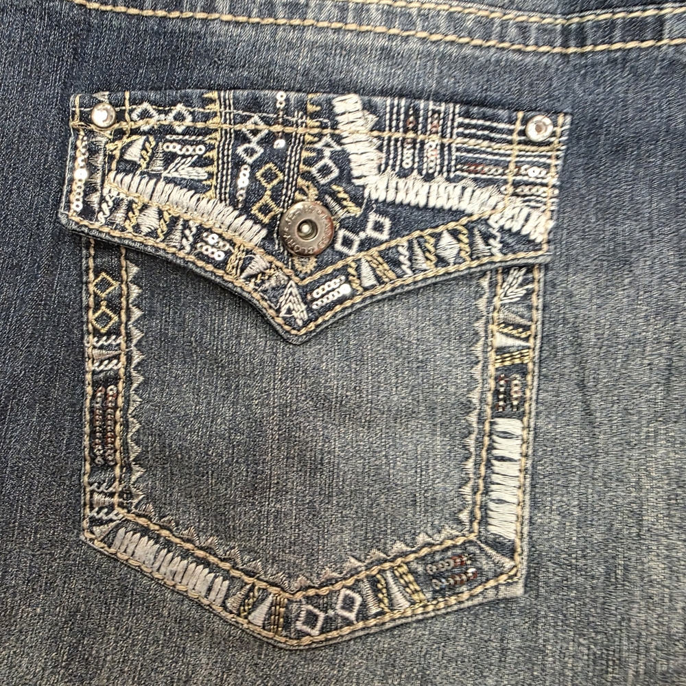 Faded Glory Blue Denim Jeans.  Size 26W.  NWT - Picture 4 of 6